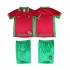 Camisola Portugal Retro Criança Equipamento Primeiro 1998 Manga Curta